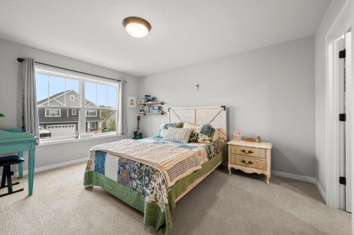 The remaining two bedrooms each have their own walk-in closets.