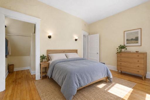 Upper level bedroom 2 of 3 (virtually staged)