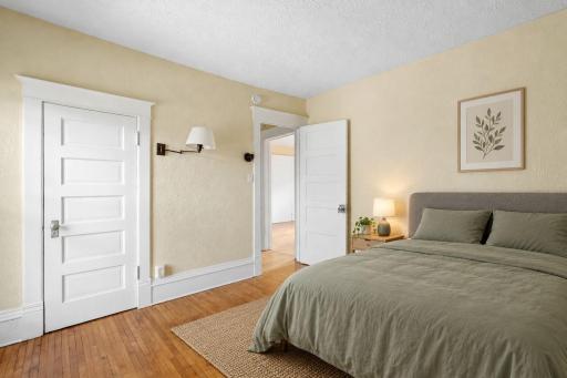 Upper bedroom 1 of 3 (virtually staged)