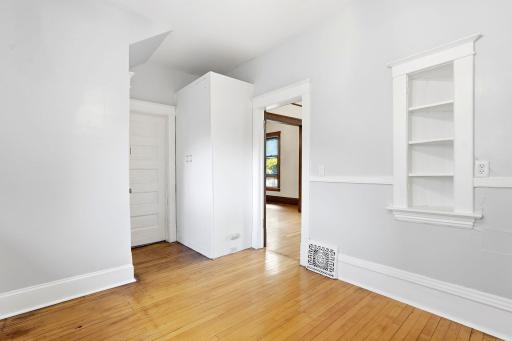 Large pantry & side entrance