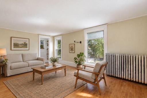 Upper unit living room (virtually staged