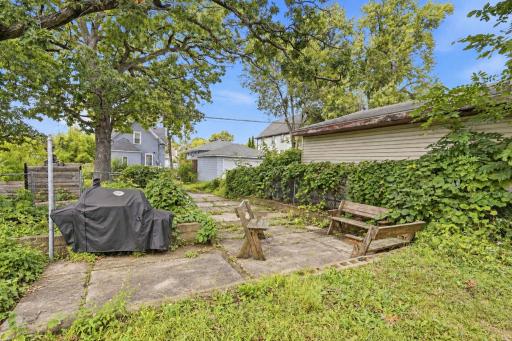 Backyard patio