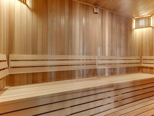 Relax and rejuvenate in the community's spacious sauna.