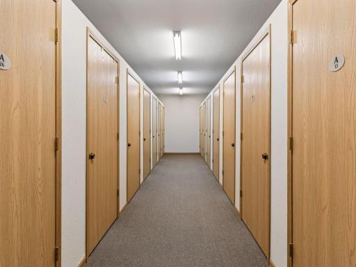 Convenient additional storage facilities for residents - just steps from the condo