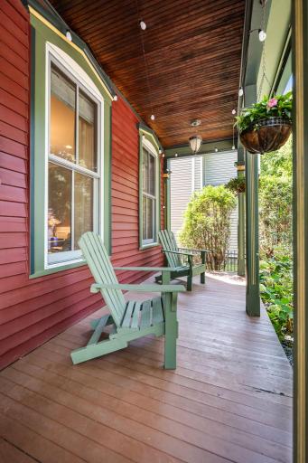 Imagine sipping your morning coffee on this front porch.