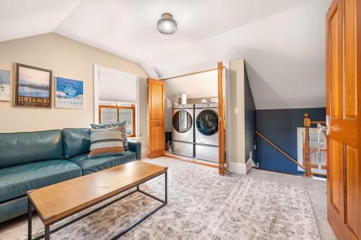 Upper level laundry makes this chore a breeze!