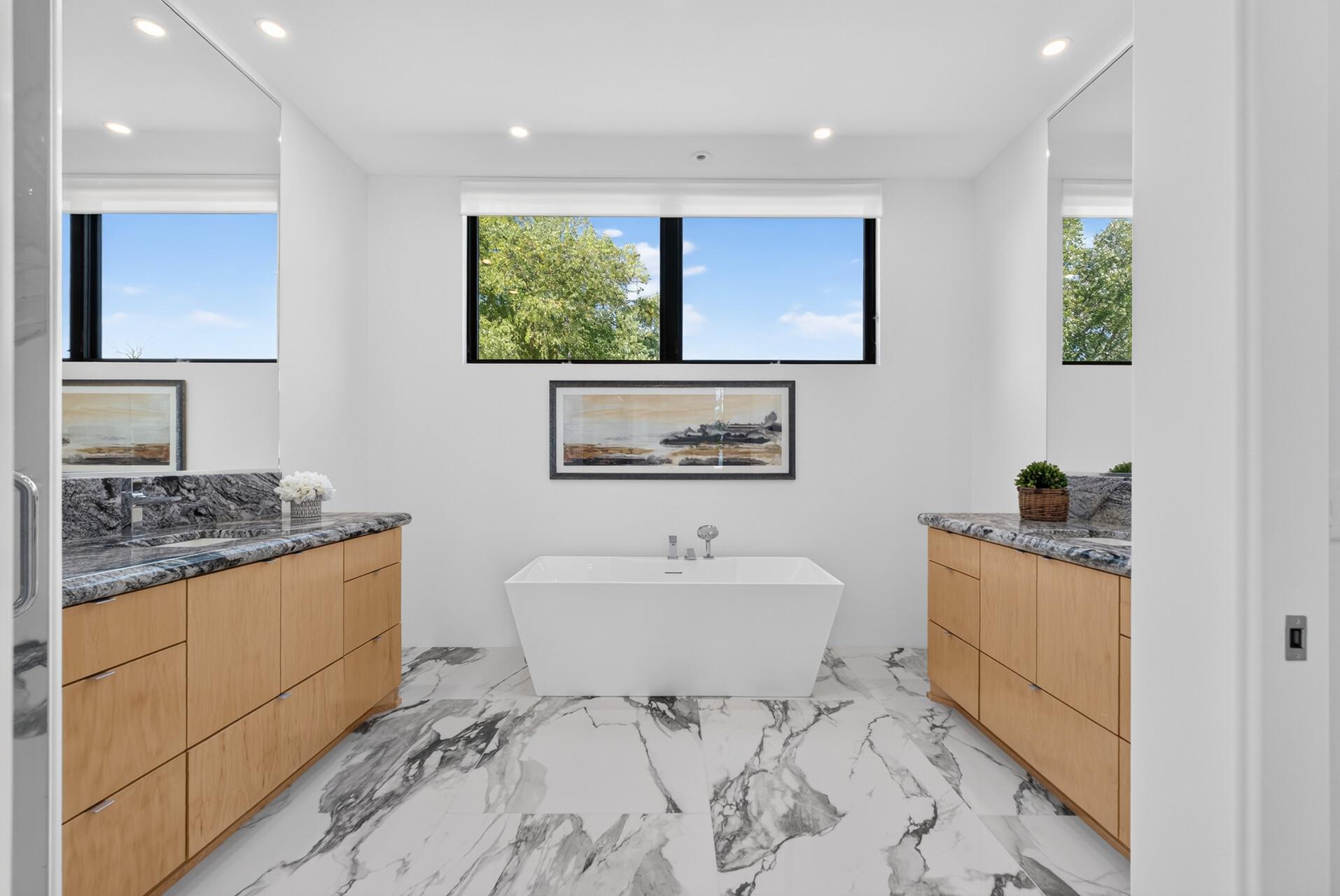 The stunning ensuite rivals a private spa.