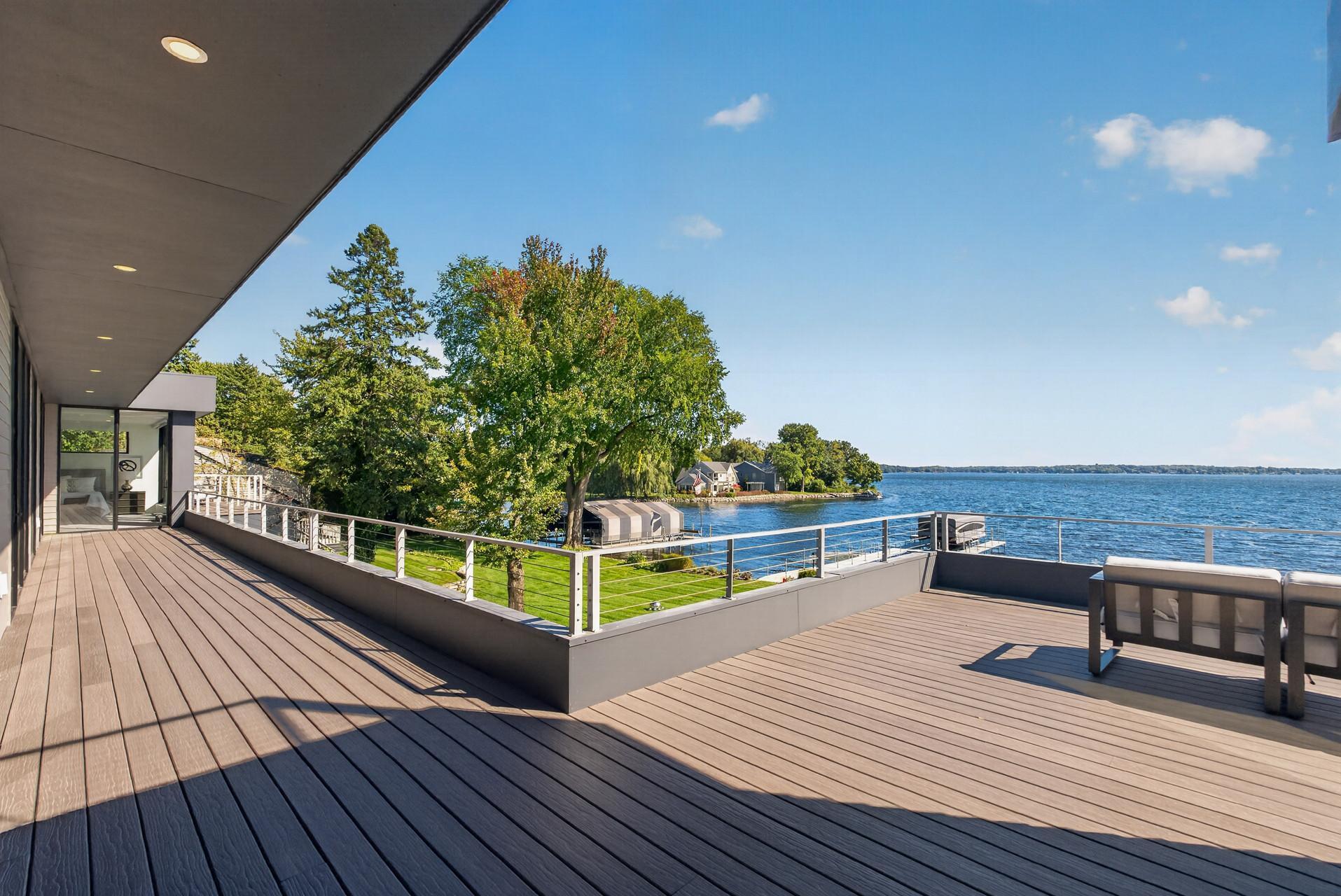 This room also enjoys walkout access to the expansive back deck.