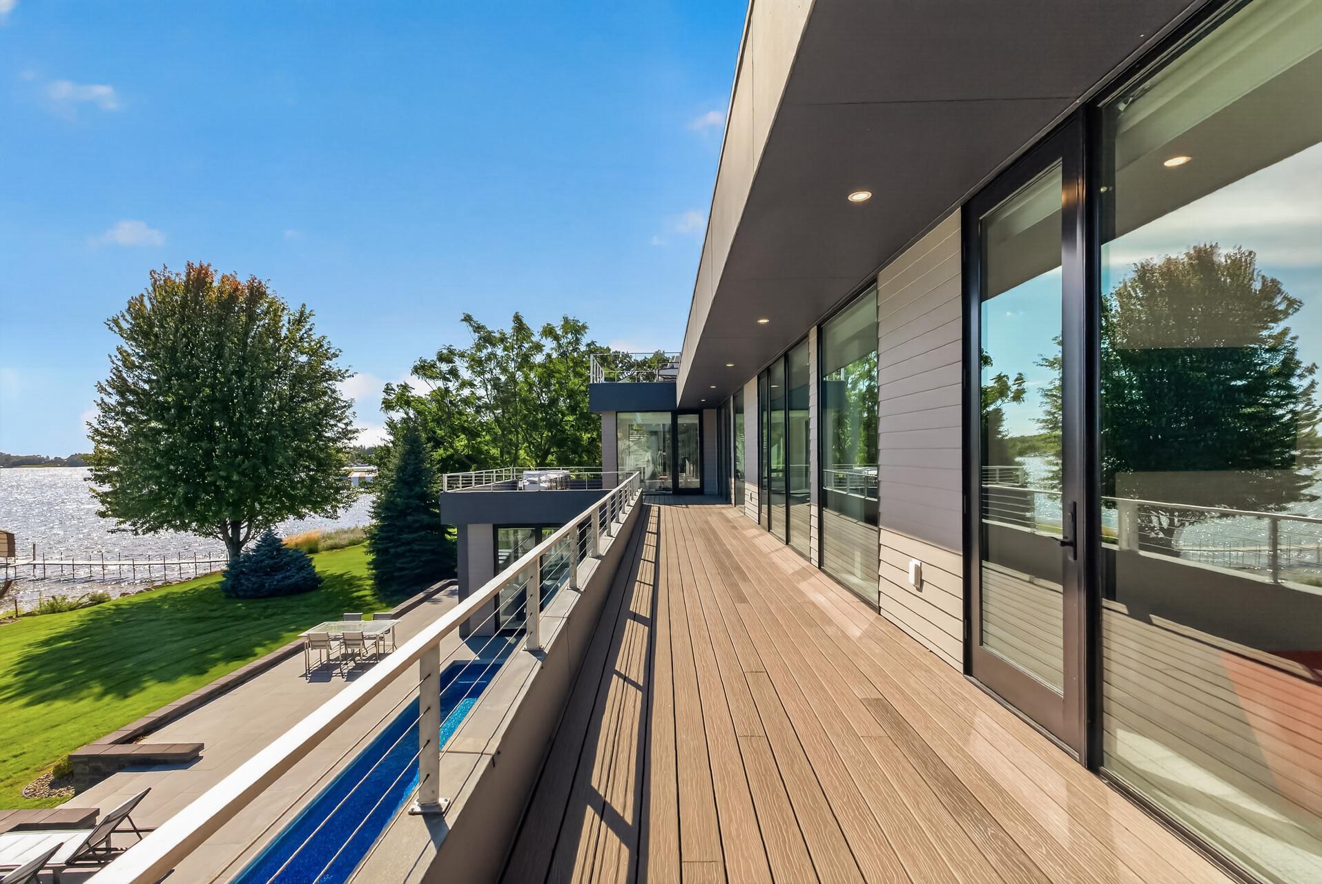 Better yet, each bedroom opens directly to the expansive deck spanning the full length of the home.