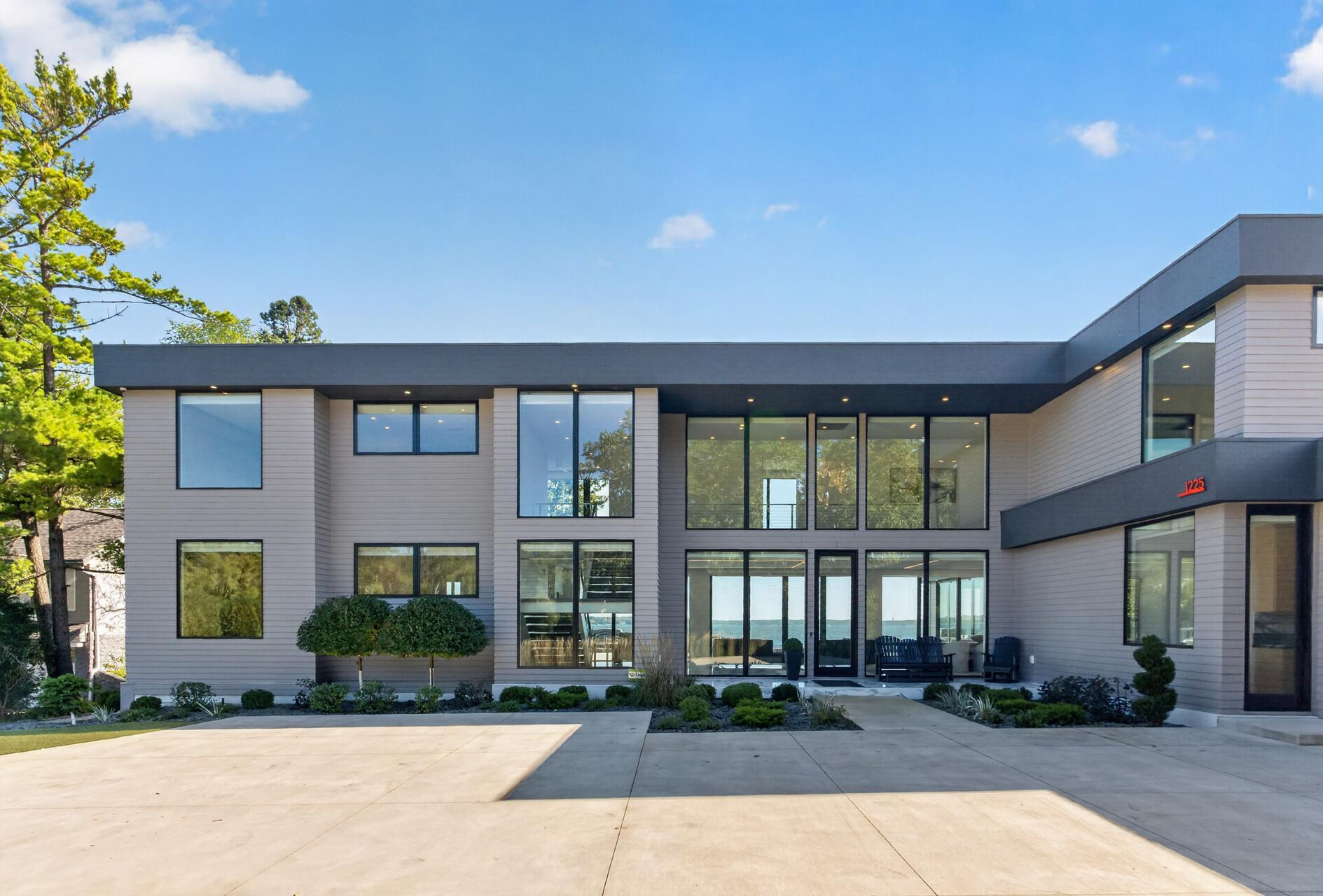 A modern, resort-like setting with south-facing, uninterrupted lake views.