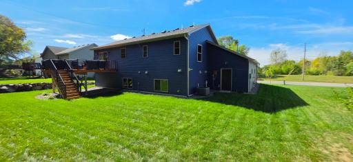Large backyard with access door to the 3rd stall