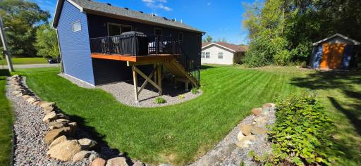 The natural landscaping brings a wonderful look to the property!