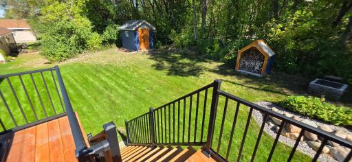 The maintenance free railing will save plenty of time in the future!