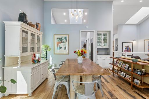 Timeless dining space â effortlessly elegant for entertaining guests.