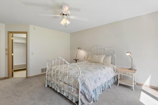 Another angle - Airy bedroom - one of two in lower level.