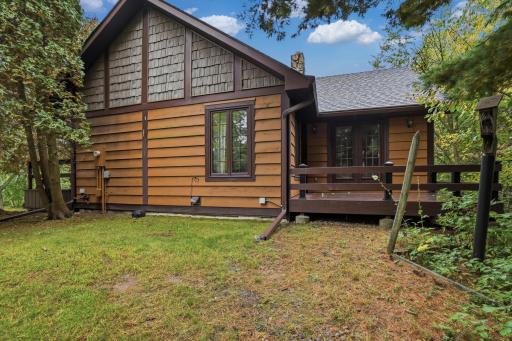 Newly added maintenance free deck, off the formal dining room