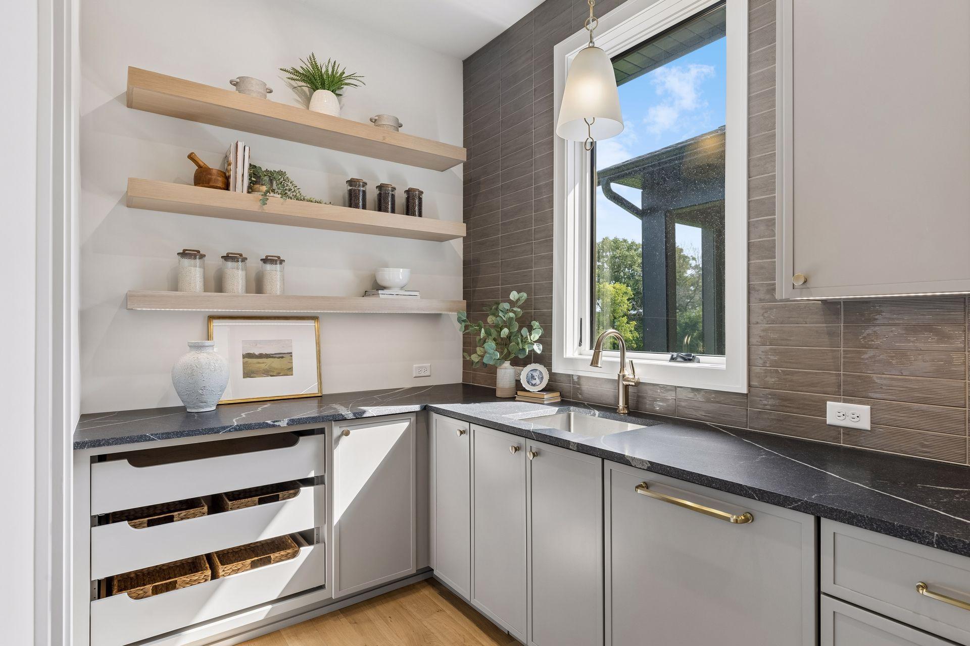 Complete with sink, 2nd dishwasher, microwave and plenty of storage