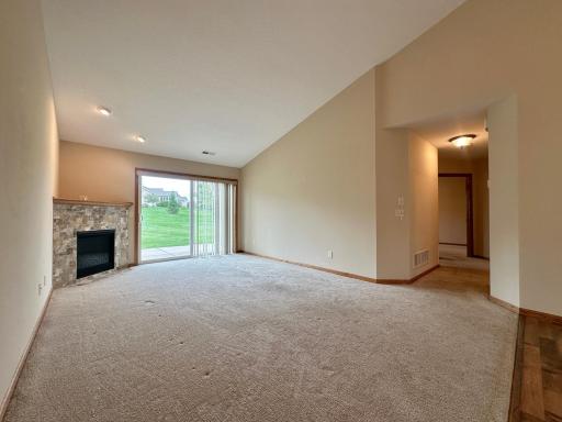 Notice how far away your neighbors are out back and lots of room for furniture placement.