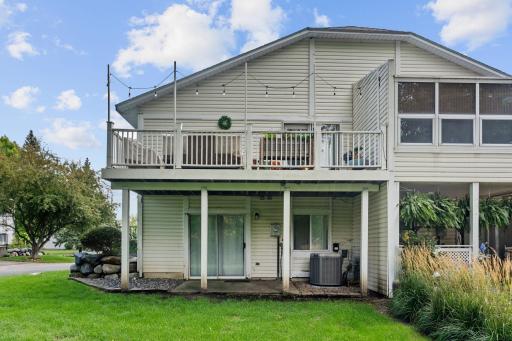 Privacy from your neighbor on the upper and lower out door spaces.