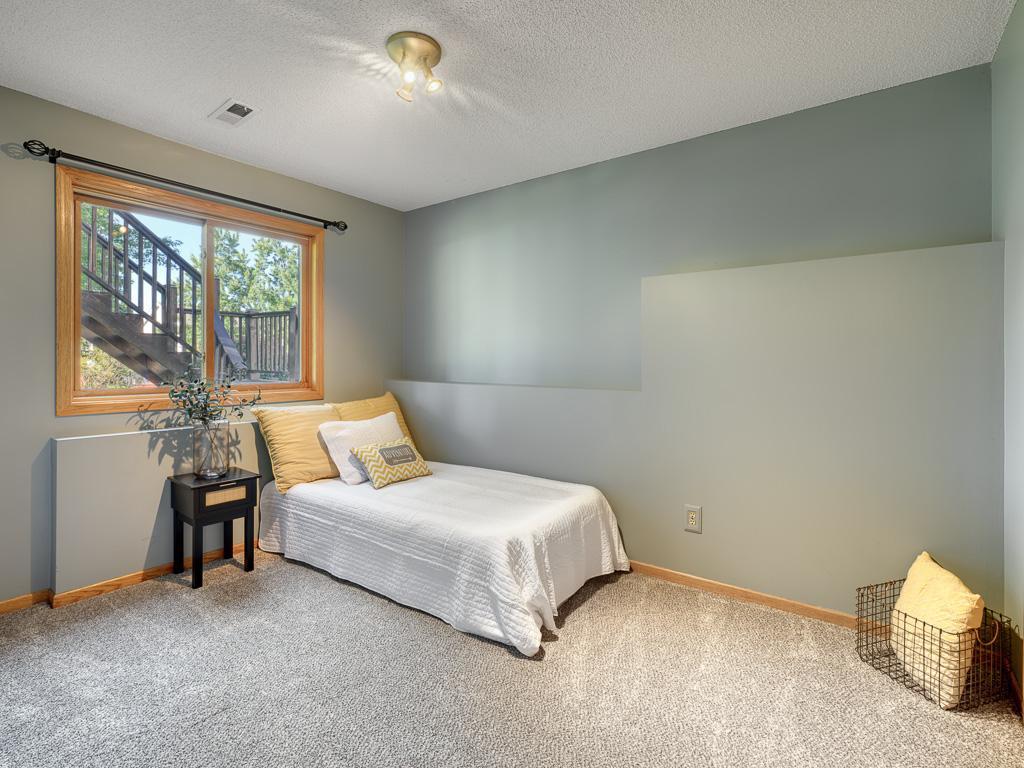 4th Bedroom - Lower Level, new carpet and large closet.