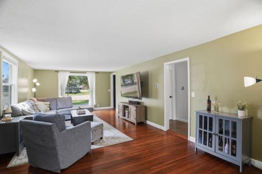 Spacious Living Room with Large Windows