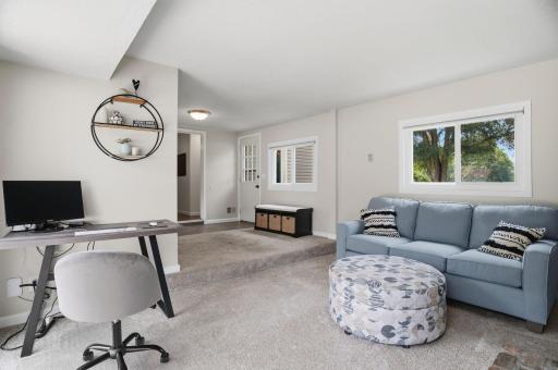Main Level Second Living Space/Office