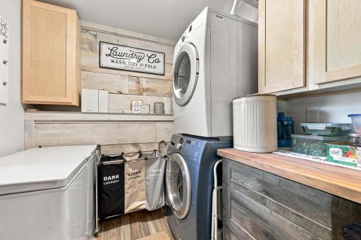 Laundry Room - Main Floor (cabinet plumbed for water)