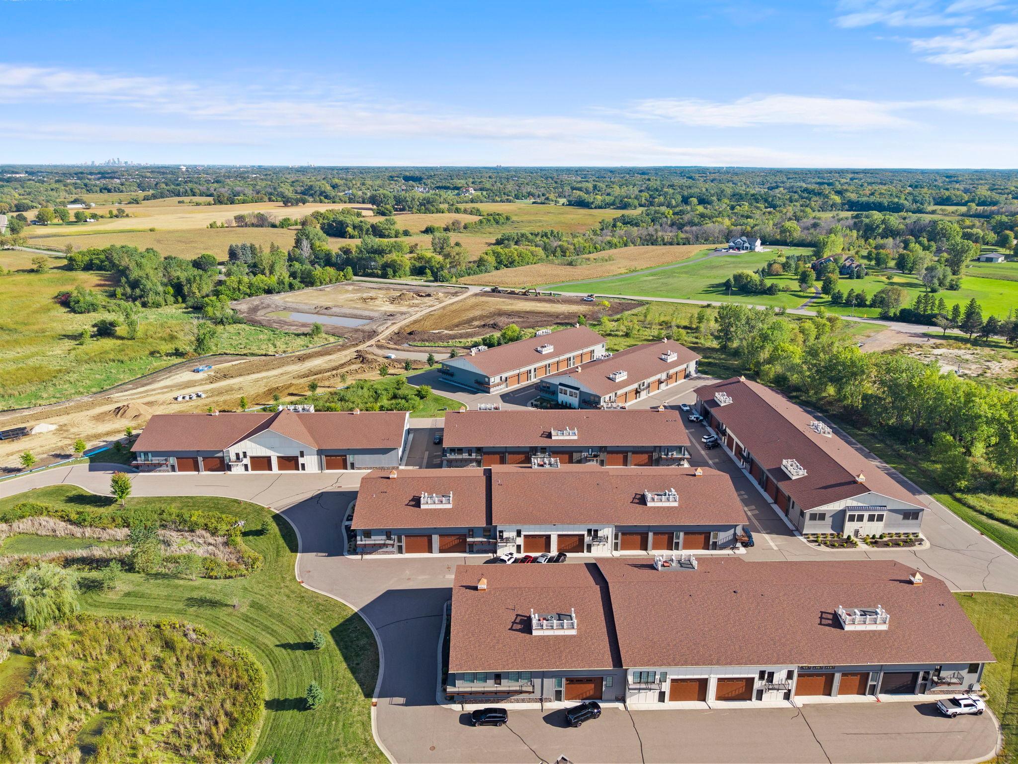 Beyond the unit itself, the Medina Automotorplex campus offers gated entry, exterior security cameras, and floodlights over each overhead door, providing an added level of security for owners.