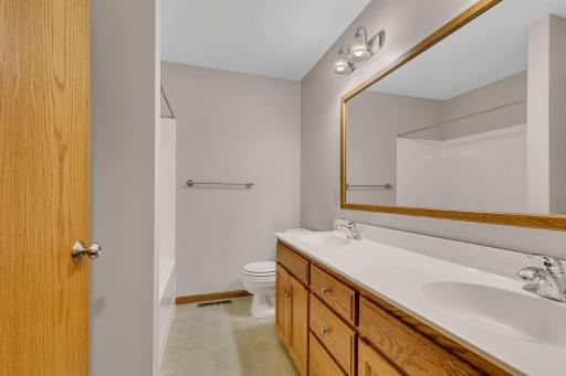2nd full bath with double vanity