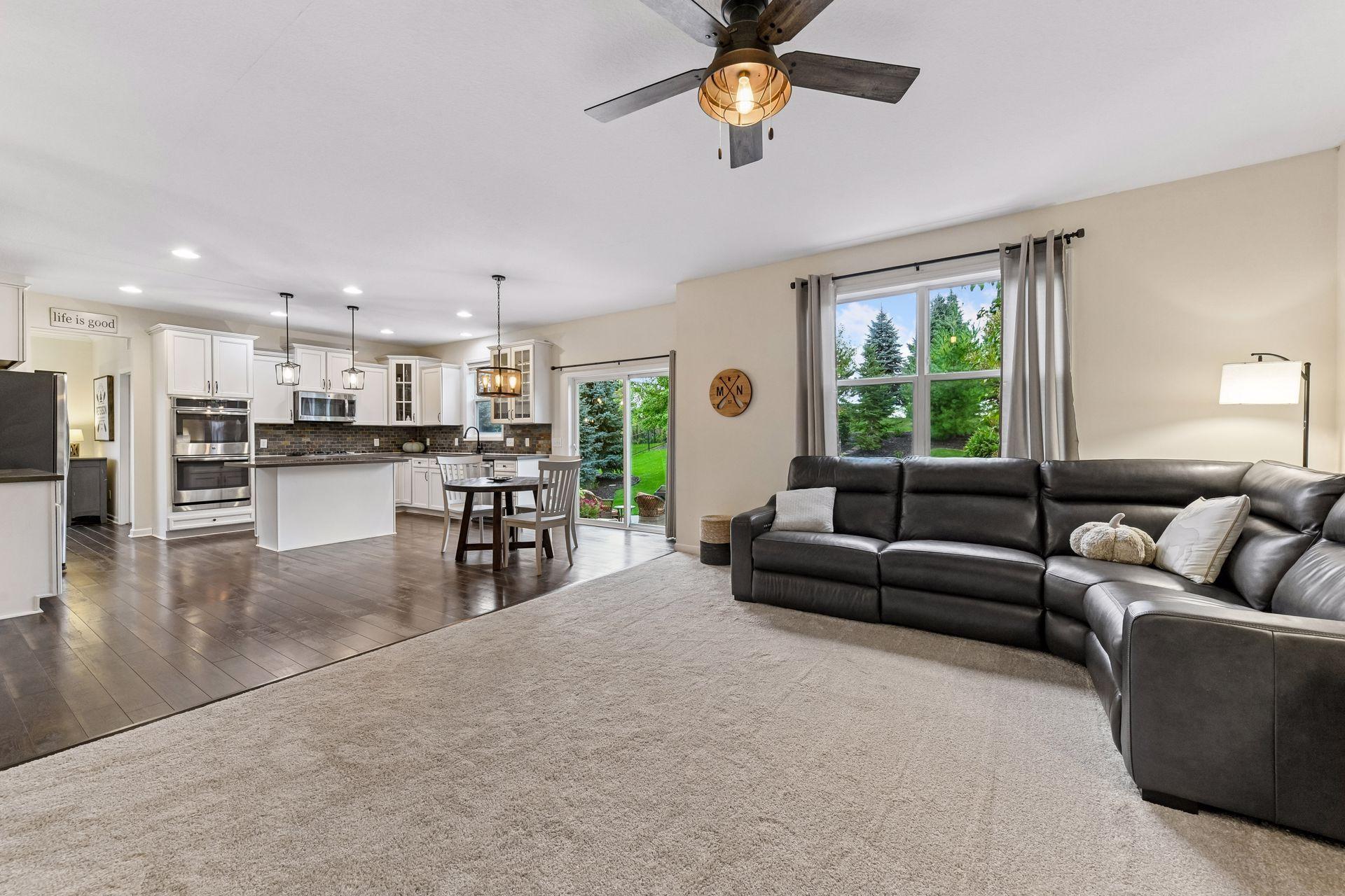 Open-concept great room offers the perfect gathering space for comfortable, spacious living to be part of all the action.