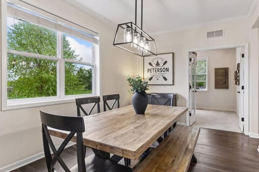 Formal dining space if you so desire or ideal play area if needed for little ones.