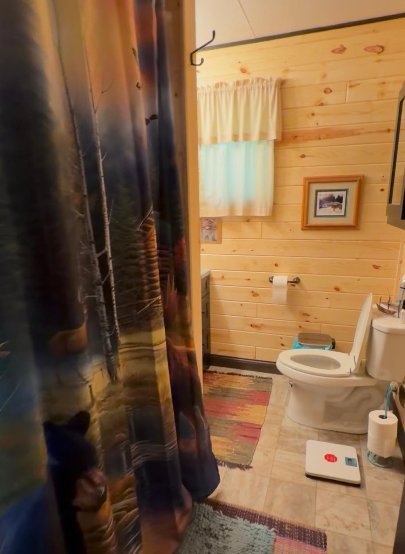 Updated main level bathroom.