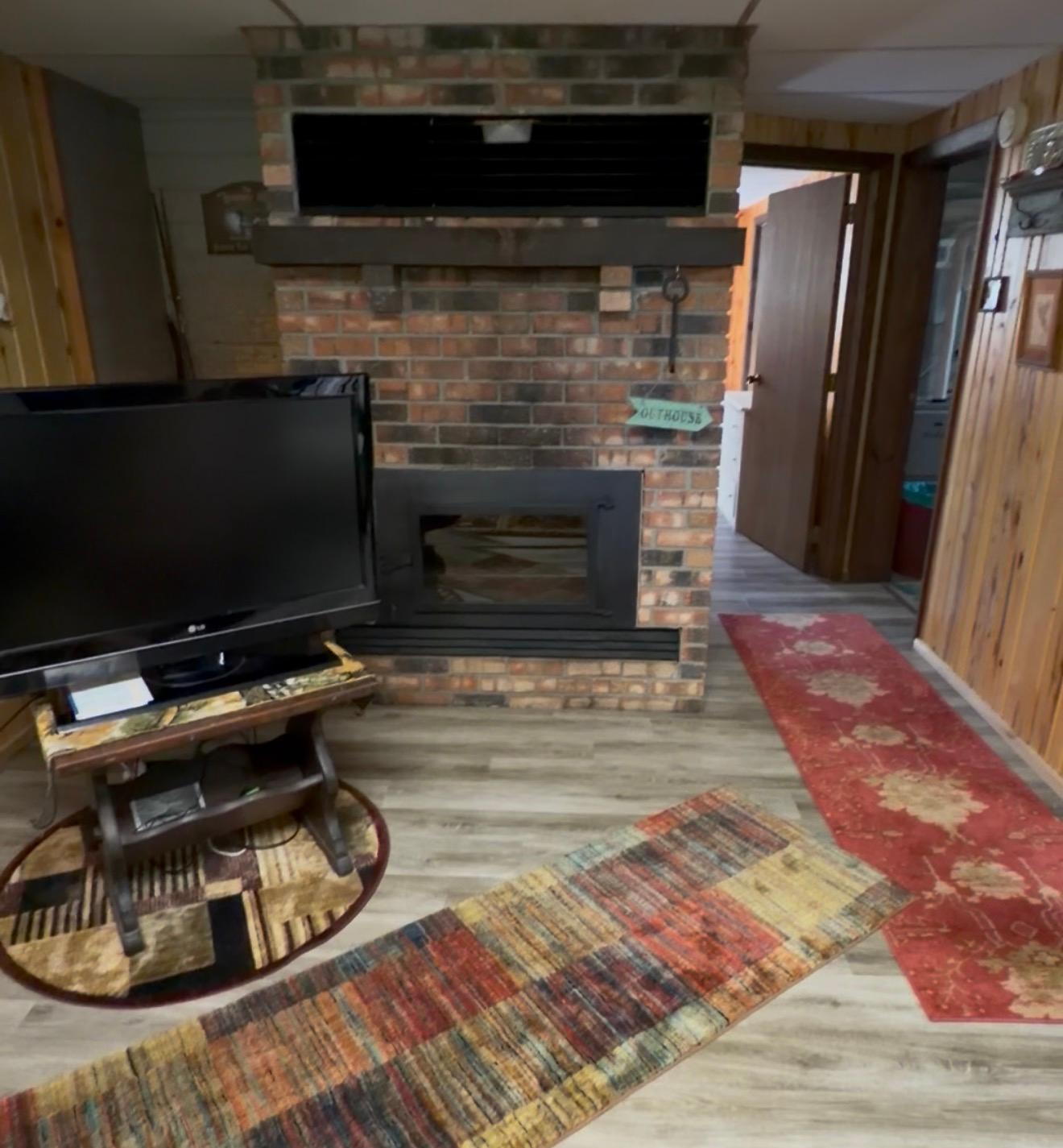 Lower level family room.