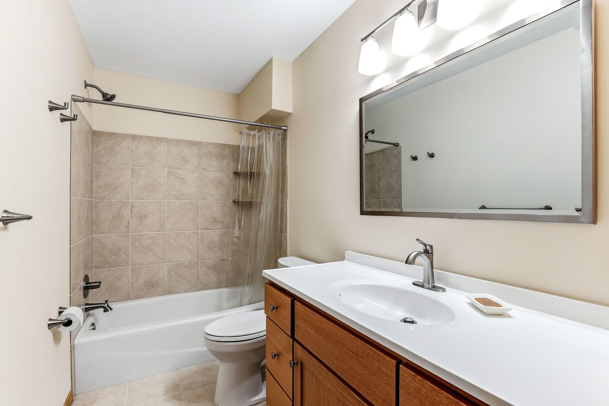 Full bathroom in lower level