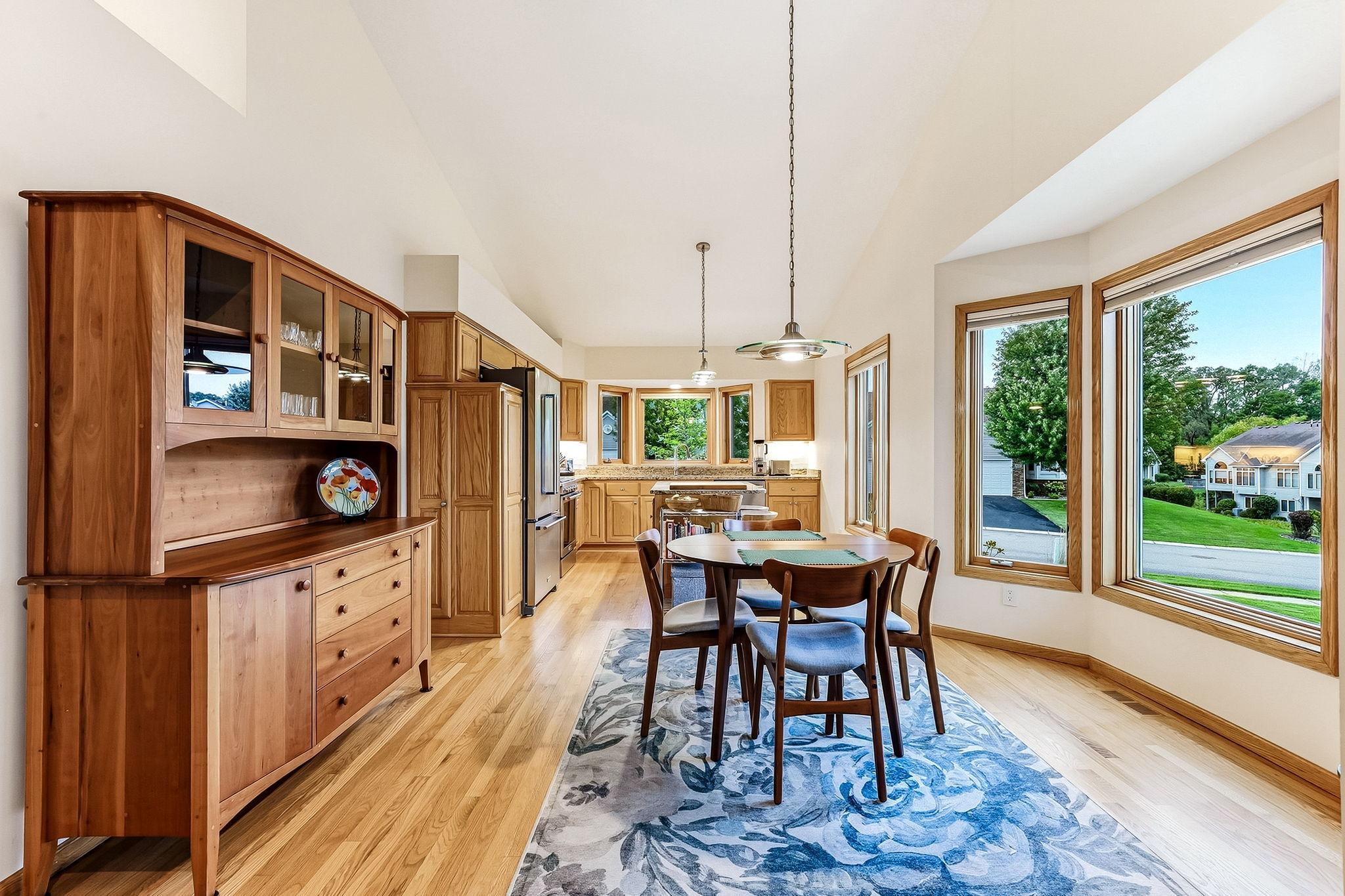 Dining room leads directly to the kitchen
