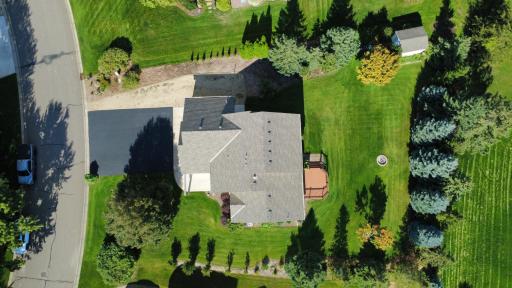 Aerial photo showing entire lot, incredible property.