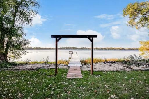 Dock access puts boating, fishing, and days on Wolf Lake right outside your door.