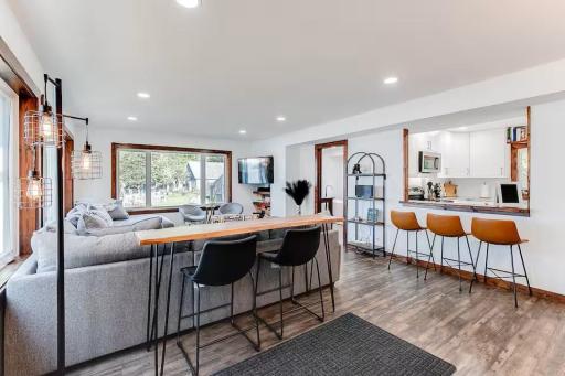 Multiple gathering areas make this home well suited for hosting family, friends, or vacation guests.