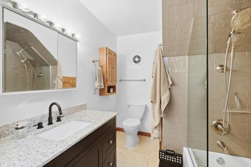Full bathroom on main floor