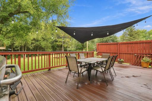 Backyard deck