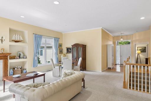 Plenty of room for a dining area and large living room.