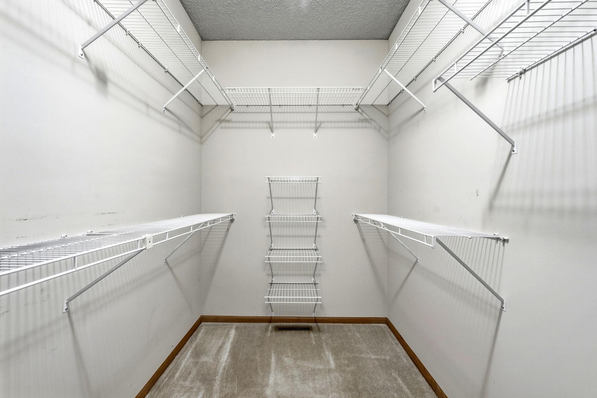 Primary Walk-in Closet!