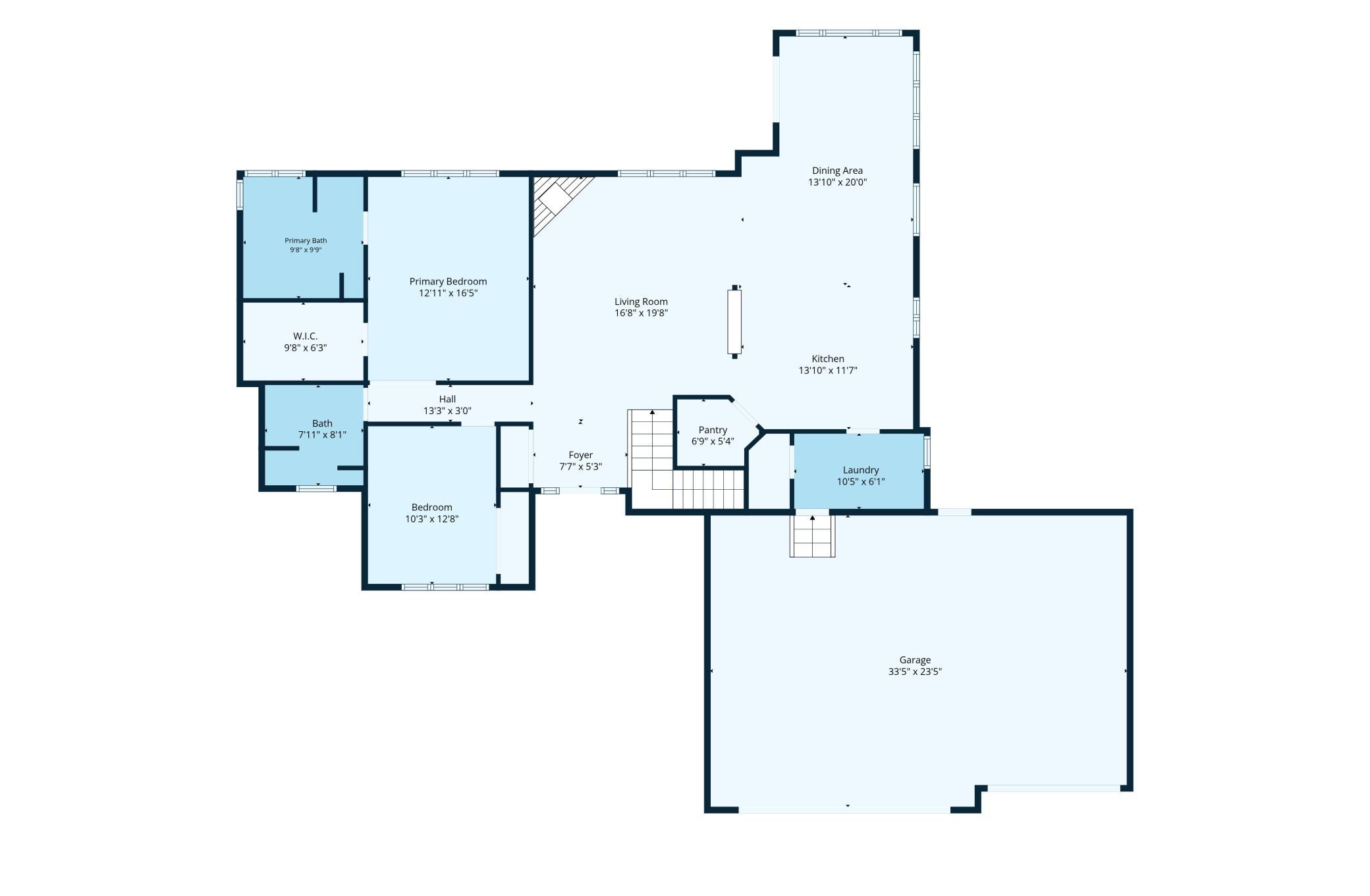 Main Level Floorplan!