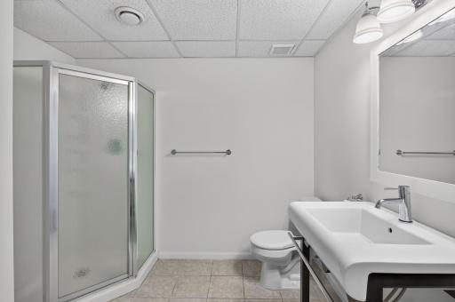 BATH IN BASEMENT