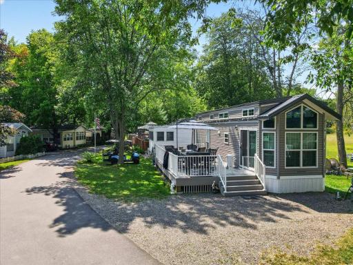 RV sites showcase the established layout and shaded surroundings throughout the park.