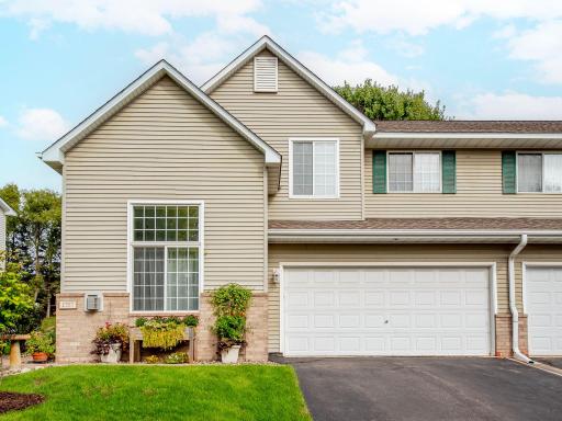 Two car attached garage