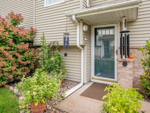 Inviting front entrance
