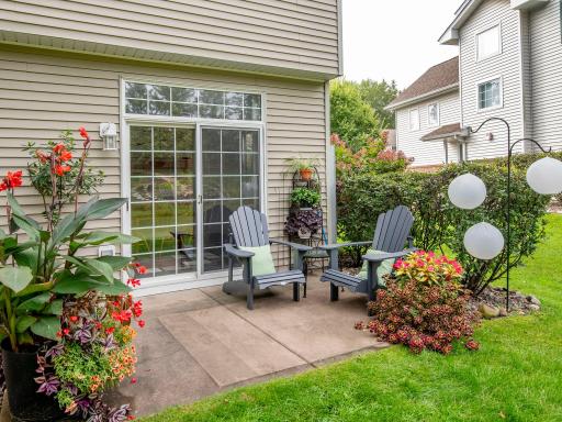 Pleasant patio