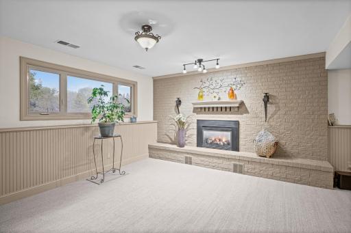 Lots of room to spread out with this spacious family room in the lower level