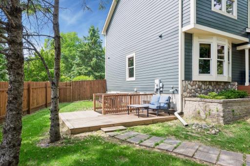 Private separate access to the basement apartment.
